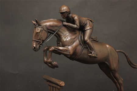 Bronze horse commissioned by owner, also available as limited edtion